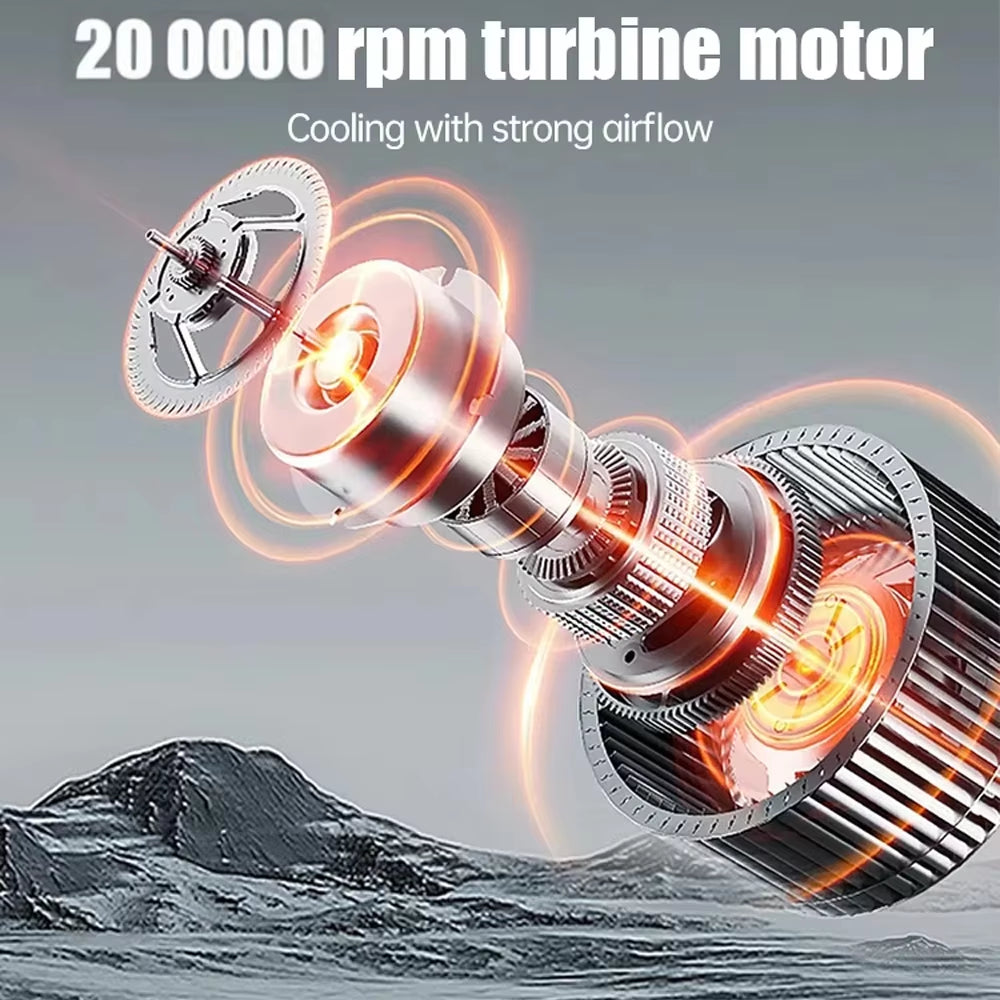 X6 Violent Fan 200000RPM Powerful Air Blower X9 Vacuum Dust Cleaner Type-C Rechargeable Strong Wind 53M/S X11 Turbo Jet Blower